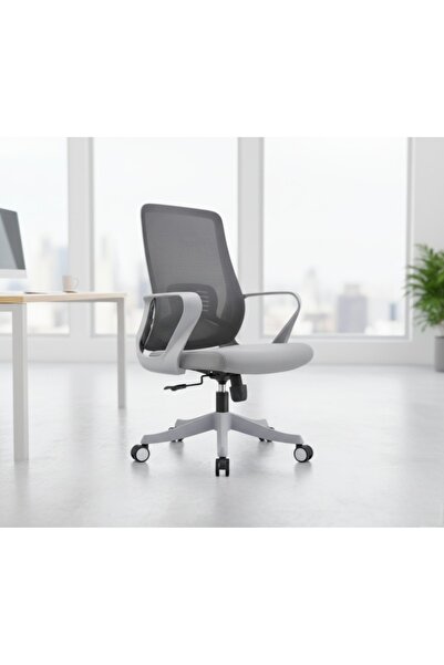 DEC44 Swivel office chair, gray color