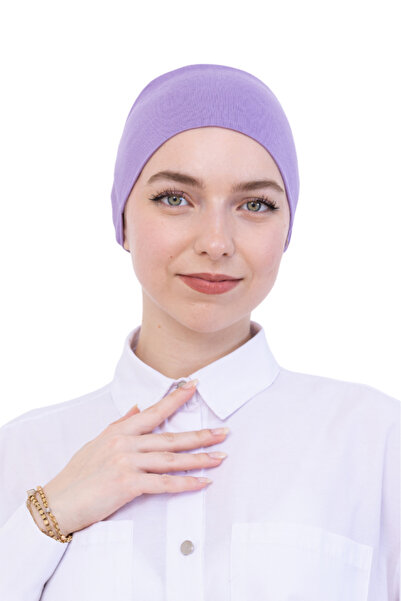 Modish Group Practical Bone Cotton Hijab Inner Bonnet, Ready-To-Wear Viscose Hat for Headscarf, for Prayer Daily Use