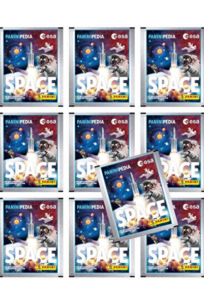 Next Plus Autocolante oficiale Panini Space, 10 pachete (50 stickere)