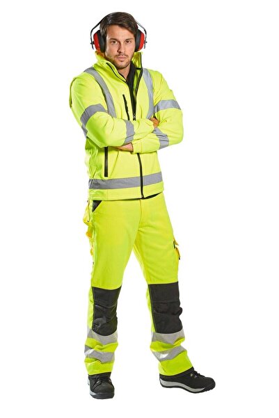 PORTWEST Jachetă de protecție 2 în 1 Softshell HiVis (3L) - S428 XL Galben
