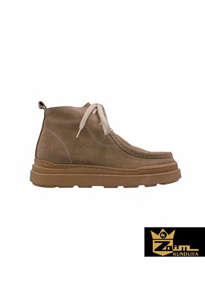 Zaim Kundura Women's Mink Genuine Suede Boots 505320061-1