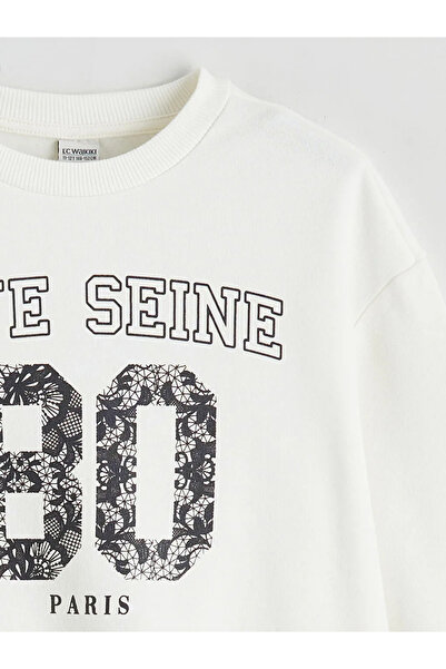 LC Waikiki Crew Neck Girls Sweatshirt and Pants