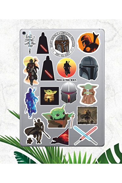 hediyenebak مجموعة ملصقات ستار وورز مكونة من 17 قطعة |   ملصق للكمبيوتر المحم...