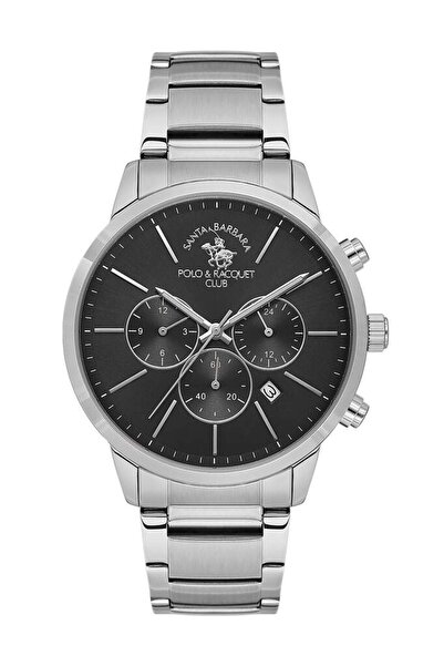 Santa Barbara Polo & Racquet Club & Racquet Club Sb.4.10049-2 Men's Wristwatch