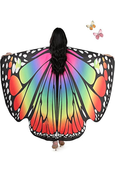 OEM Carnival costume for girls or women, cape type, butterfly wings
