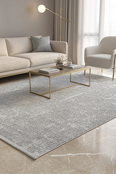 Ayduran Halı Classi Bambu Saten İpeksi Floşlu Kaymaz Taban Yıkanabilir Halı