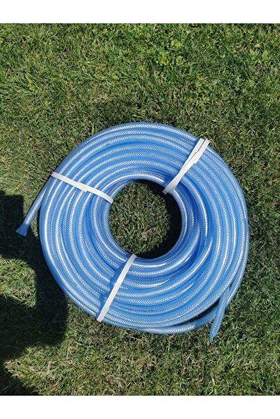 dealshopromania Furtun de grădină 1/2" 50 metri transparent cu inserție texti...