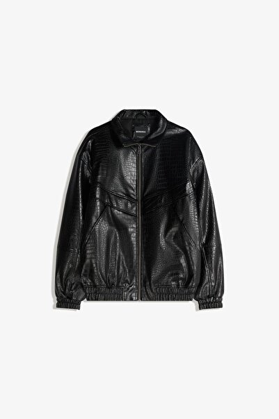 Bershka Suni deri desenli ceket