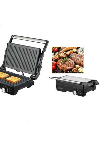 dealshopromania Aparat de sandvișuri Panini Grill Royalty Line 1600 W