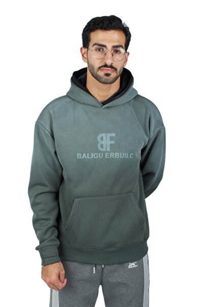 Red Planet Double-layered fur hoodie with a finger hole, made from a distinctive and elegant material.