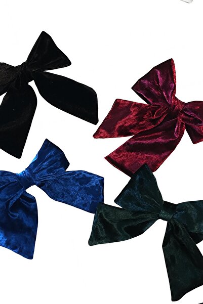 New Obsessions Velvet Bow 4-Piece Buckle Set