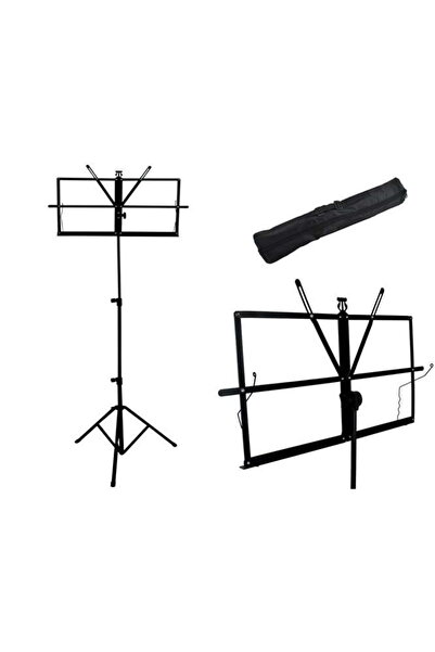 Selgot Stativ pentru partituri cu husă inclusă 1307, reglabil pe înălțime, oț...