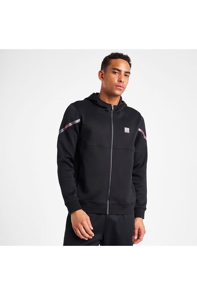 Lescon Men's Zippered Hooded Sweatshirt 25N-1128