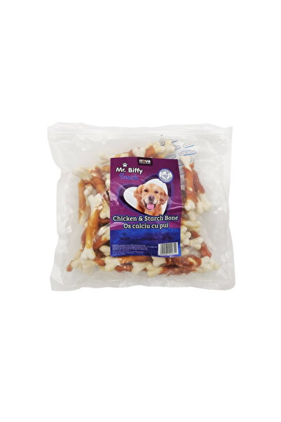 Mr. Biffy Recompense pentru câini Mr. Biffy, oase de calciu cu pui, 500 g