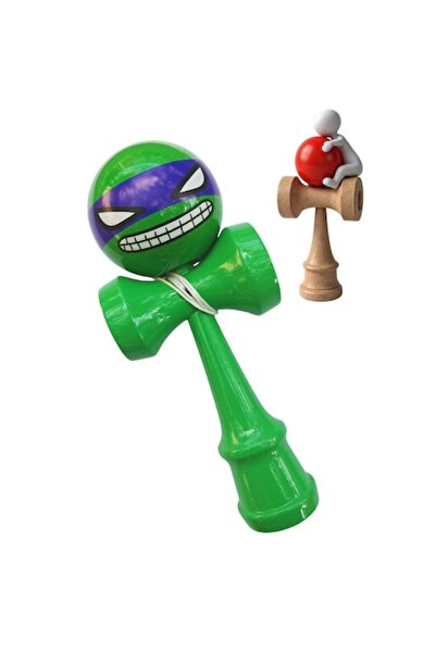 BV Wood Kendama with Wooden Ball and Sticker