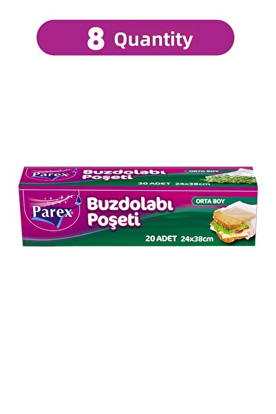 Parex كيس تجميد متوسط الحجم – 8 قطع