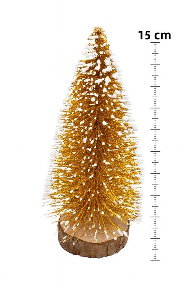 Waldern Μίνι Χρυσό Πεύκο 15 εκ. Χριστουγεννιάτικο Στολίδι
