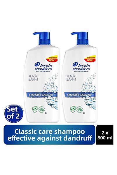Head & Shoulders Classic Care Anti-Dandruff Shampoo 800ml X 2 Pieces