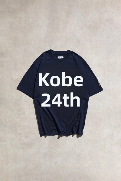 Superfly Kobe 24 Basketball Streetwear Navy Blue Oversized Unisex Short Sleeve Tshirt
