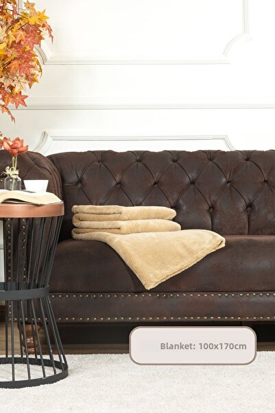 Elart Enjoy Wellsoft Tv Blanket (100X170 cm) Camel Hair