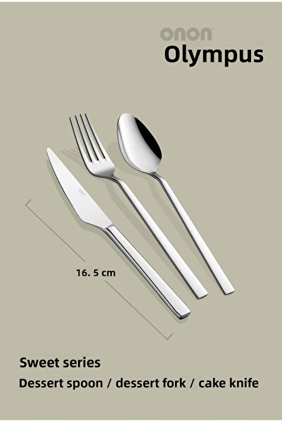onon Sofrada Moda Olympos 4-Piece Dessert Set 18/10