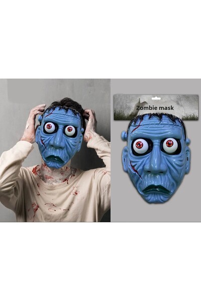 HarmonyAura Frankenstein Themed Swinging Movable Eye Mask