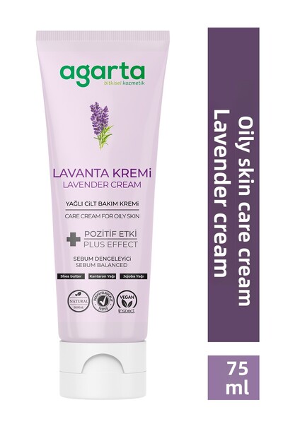 Agarta كريم مرطب لليدين برائحة اللافندر الطبيعي 75 مل