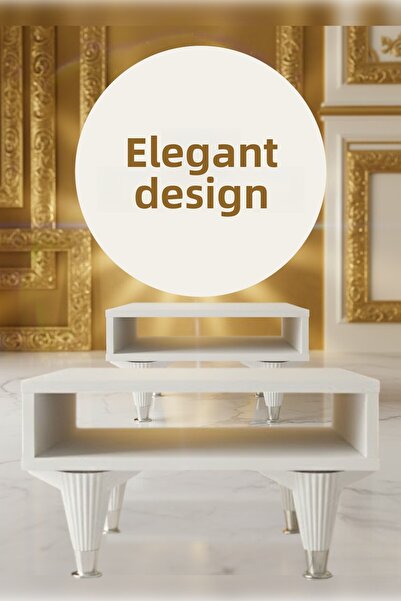 MH MiniHediye Wetra Line 12 cm (White Chrome) Furniture Sofa Chair Leg Feet