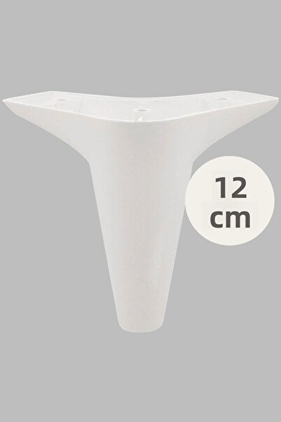 MH MiniHediye Aspen Luxury White Furniture Sofa Armchair Tv Unit Base Sofa Bed Riser Leg Feet 12 cm Foot