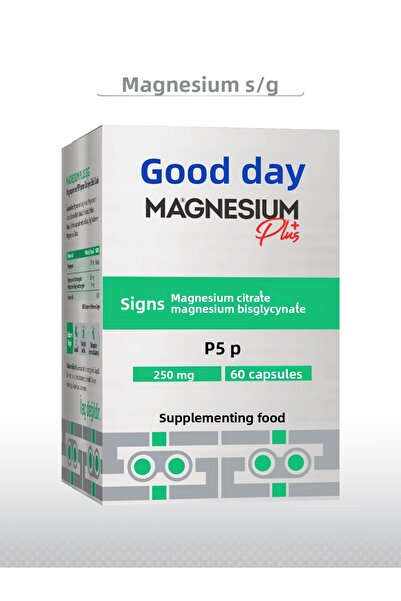 goodday Magnesium Plus S/G (Bisglycinate Citrate & P5P)60 Capsules