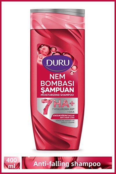Duru Moisture Bomb Anti-Hair Loss Shampoo for Hair Prone to Shedding 400 ml