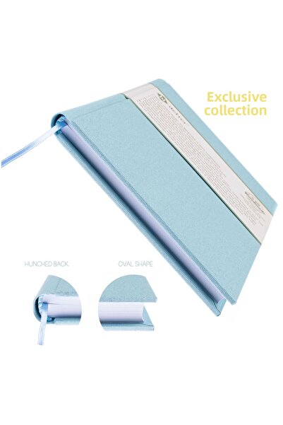 BİDEFTER Music Notebook (Left-Handed) 100% Handmade, Hand Stitched, 2026 Special Collection, Viscose Fabric – A/5