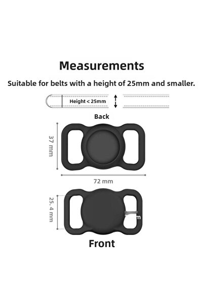 FloriaShopping Airtag Case Compatible with Silicone Collar