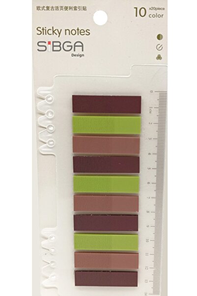 sibga tasarım Transparent Colored Postit Post-it Post It.Bookmark Bookmark Postit Sticker Note Paper 200 Sheets
