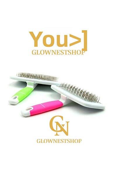 GlowNestshop Pet Grooming Brush - Wire