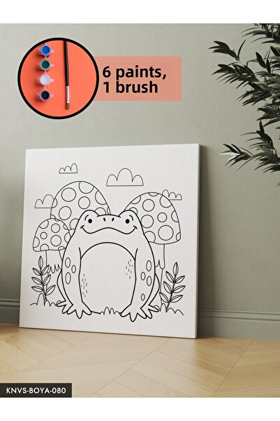 CeSht Set de pictură pe pânză, inclusiv vopsea pentru pensulă