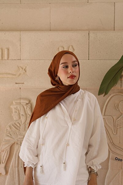 Modakaşmir Βαμβακερό σάλι Neo σε καραμέλα