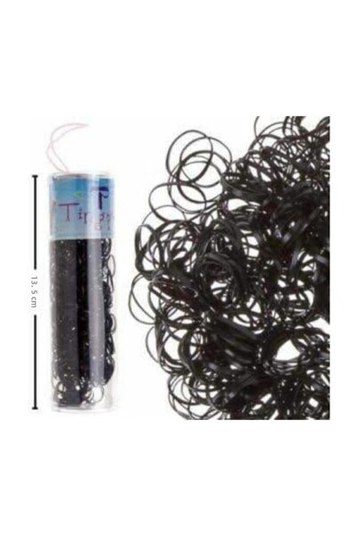 ZABİT TASARIM Thin Rubber Buckle Black 3 Pack