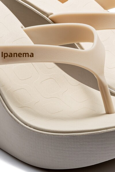 İpanema High Fashion Fem Women's Flip Flops Beige 35/40