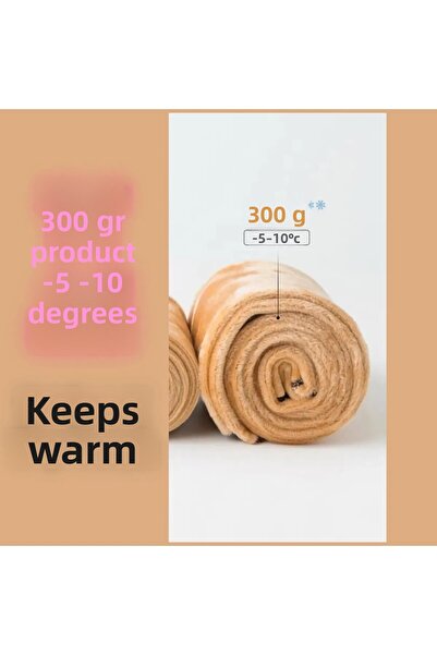 m mlinda Термичен зимен полар - плътен отвътре клин с визия на плюш и тюл