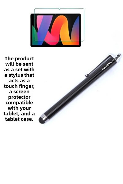 TEKNETSTORE Honor Pad X9 11.5 Inch 360 ° Tablet Case with Rotatable Stand Screen Protector and Pen Set Purple