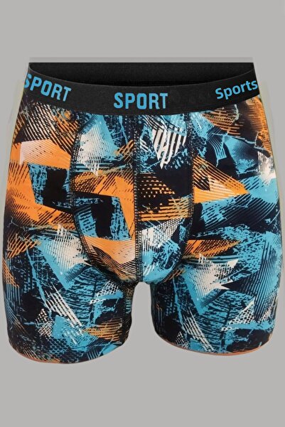 Vien&Karl Férfi mintás 6 részes prémium fésült pamut boxer lycrával