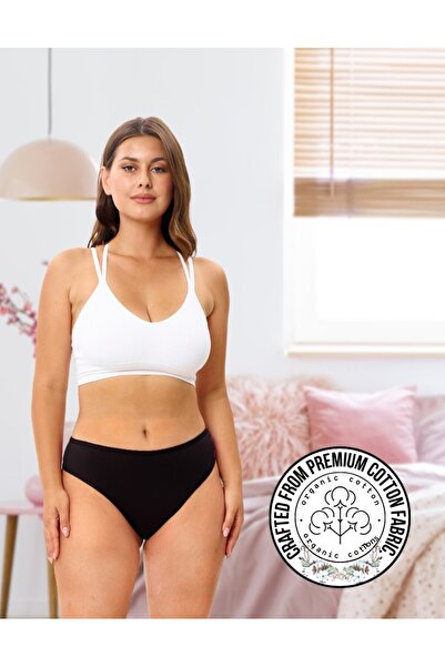 ALYA UNDERWEAR Γυναικείο στρινγκ σε μεγάλο μέγεθος - βαμβακερό, υπερμεγέθη κορδόνι, 5 συσκευασίες μαύρο/μπορντό/σκούρο πράσινο/Indigo/ναυτικό