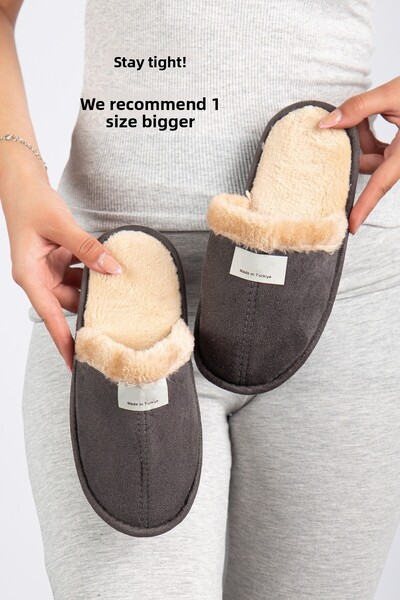 Jackers Zimní domácí pantofle Ucc Plyšové chlupaté Pohodlné Pratelné Dárkové pro hosty Výbavička Výhodný dárek