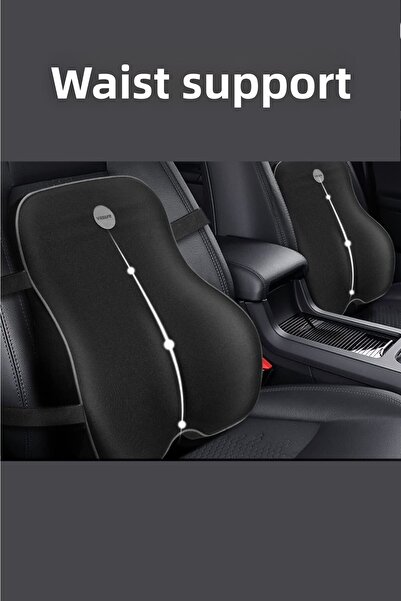 INNDREAM Pernă ortopedică originală pentru talie Pernă pentru spate Visco Pernă pentru talie pentru vehicul Pernă pentru spate pentru vehicul.
