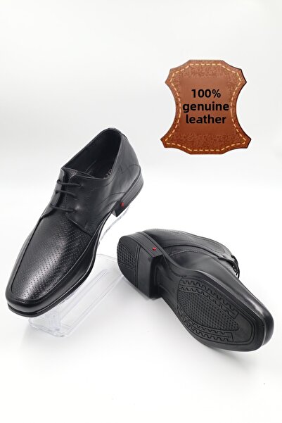 nazenintasarımlar Ανδρικά Γνήσια Εσωτερικά Εξωτερικά Δερμάτινα Μαύρα Δεμένα Classic Casual Παπούτσια