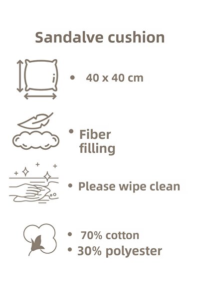 EVA 40x40 Cm Gray Colored Fluffy Chair - Custom Made, Lace Up, Seat and Stool Cushion