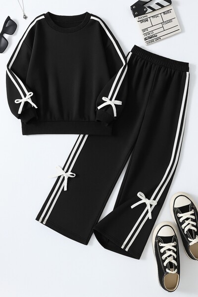 MTL Set trening pentru fete Happy Bebbee, detaliu fundiță, 3-14 ani