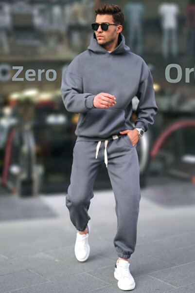 Madmext Füstölt kapucnis alap atléta szett 5925