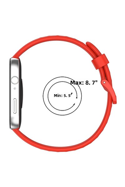 Fibaks Huawei Watch Fit 3 - Fit 4 - Fit 4 Pro Compatible Colorful a Quality Cord Strap Bracelet Classic Silicone